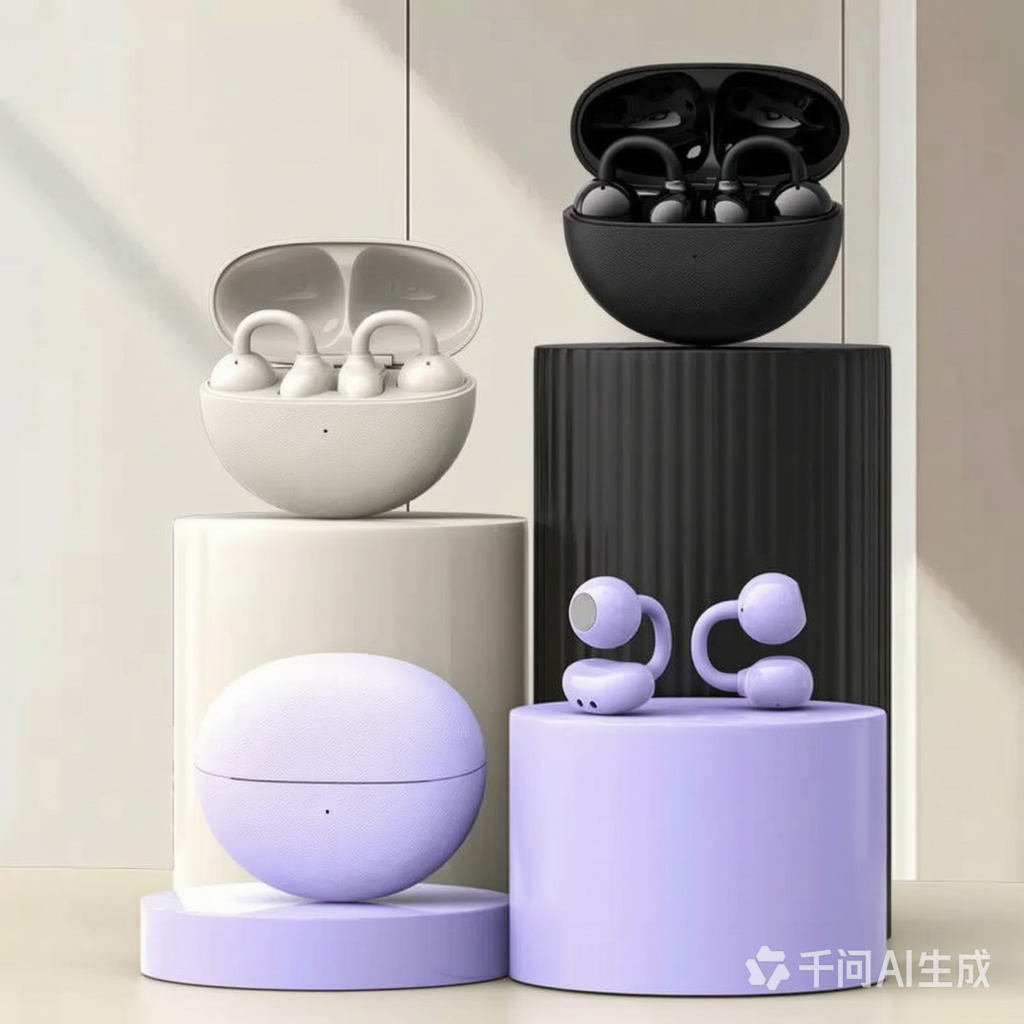 Open-Ear Clip Bluetooth Earbuds